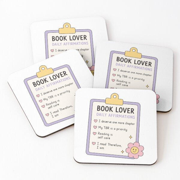 Item preview, Book Lover Daily Affirmations – Reading Inspiration designed and sold by CleanDecor.