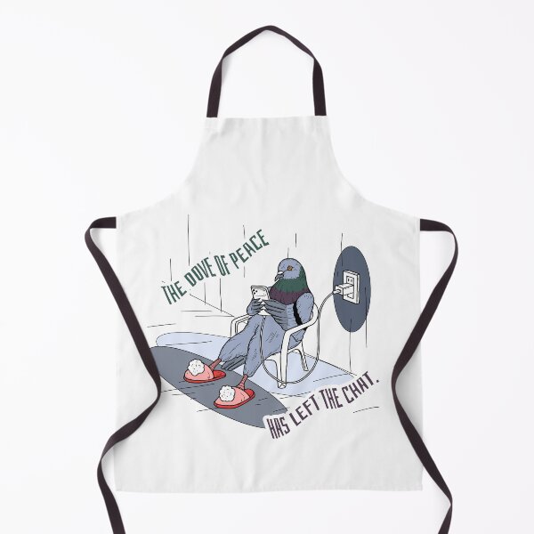 Item preview, Pigeon on Smartphone | The Dove of Peace Has Left the Chat. designed and sold by DaliMustache.