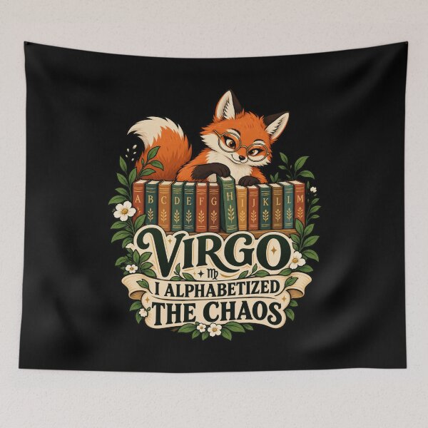 Item preview, Virgo - I Alphabetized The Chaos designed and sold by Good Mood Foundry.