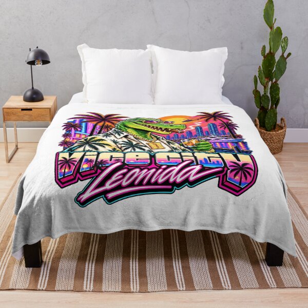 Item preview, Neon Alligator Gangster Miami Sunset designed and sold by chiarodilunae.