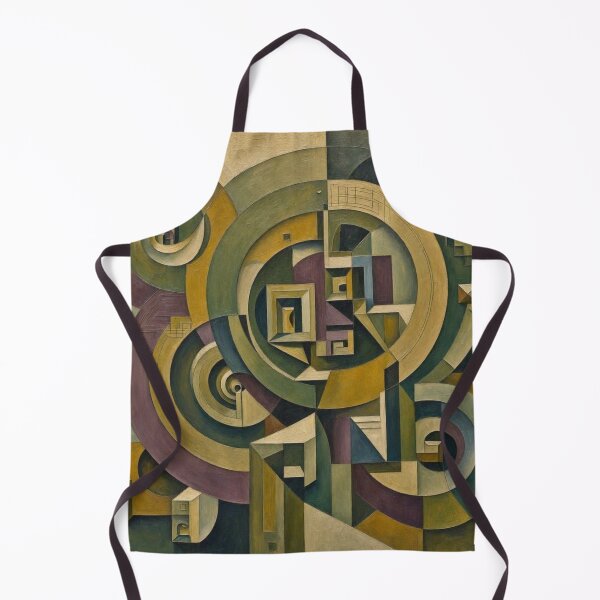 Item preview, Cubist Geometric Spiral Abstract Constructivist Art Deco Architectural Wall Art designed and sold by Dogandesighn.