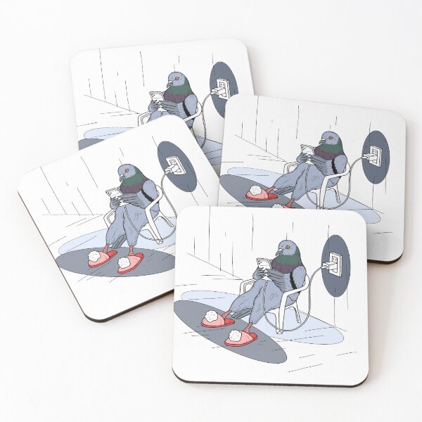Item preview, Pigeon on Smartphone designed and sold by DaliMustache.