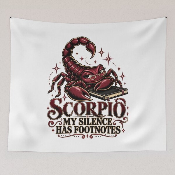 Item preview, Scorpio - My Silence Has Footnotes designed and sold by Good Mood Foundry.