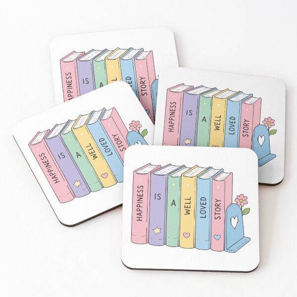 Item preview, Happiness Is a Well-Loved Story – Cozy Book Lover designed and sold by CleanDecor.
