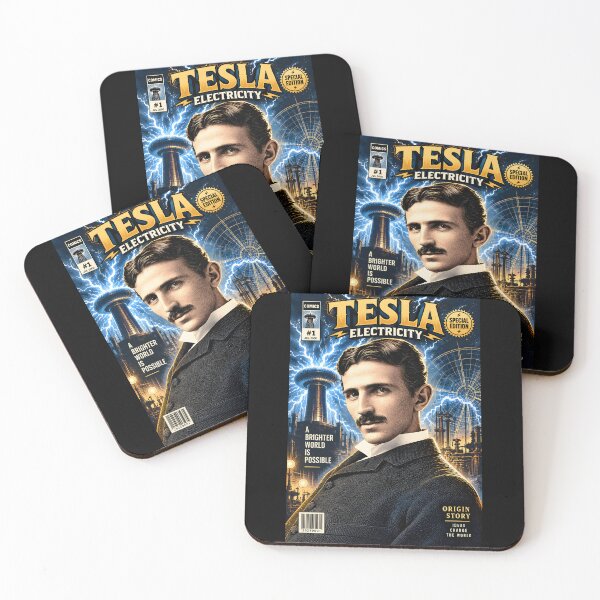 Item preview, Nikola Tesla Comic designed and sold by Durro.