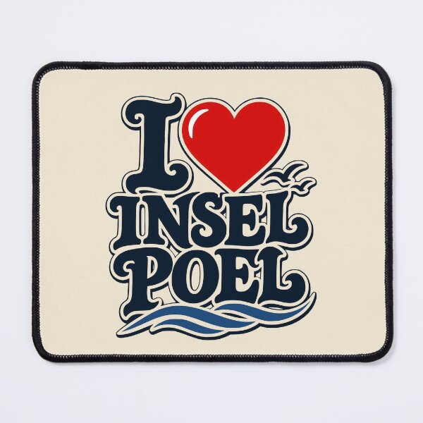 Item preview, I Love Poel Island – Baltic Sea Love & Maritime Retro Style designed and sold by Infinitee8hirts.