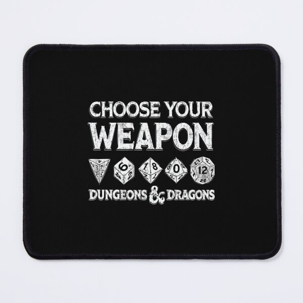 Item preview, Choose Your Weapon Polyhedral Dice Dungeons and Dragons designed and sold by clipachanazo.