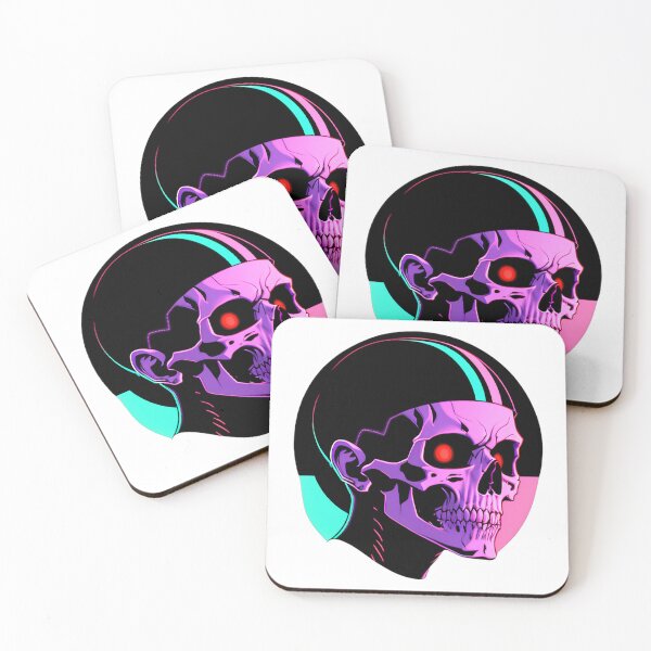 Item preview, Glitch‑Infused Cyberpunk Skull designed and sold by For-Cat Studio.