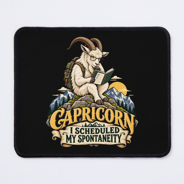Item preview, Capricorn - I Scheduled My Spontaneity designed and sold by Good Mood Foundry.