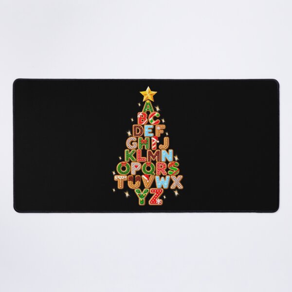 Item preview, Gingerbread Alphabet Christmas Tree designed and sold by Wild-Misfits.