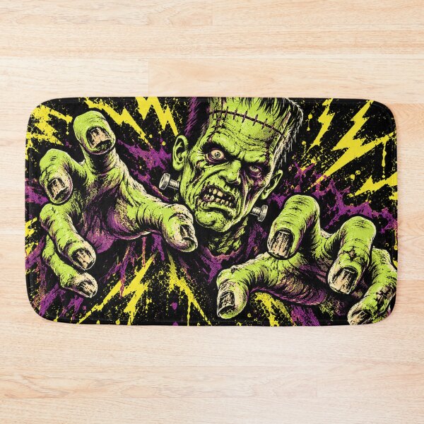 Item preview, Electric Nightmare Monster Vintage Horror Art designed and sold by The Mellonaire.