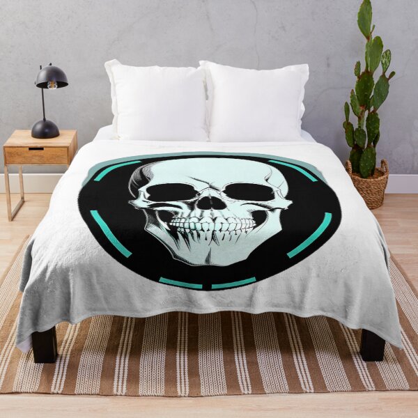 Item preview, Cyberpunk Skull Vintage Travel Poster designed and sold by For-Cat Studio.