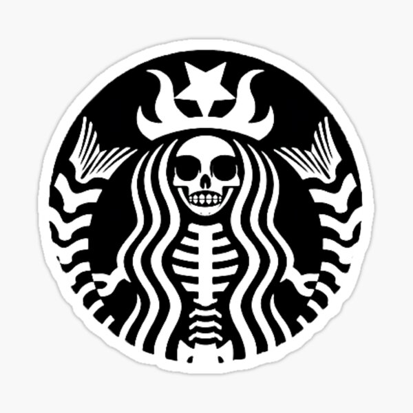 Starbucks - Muerte Pegatina