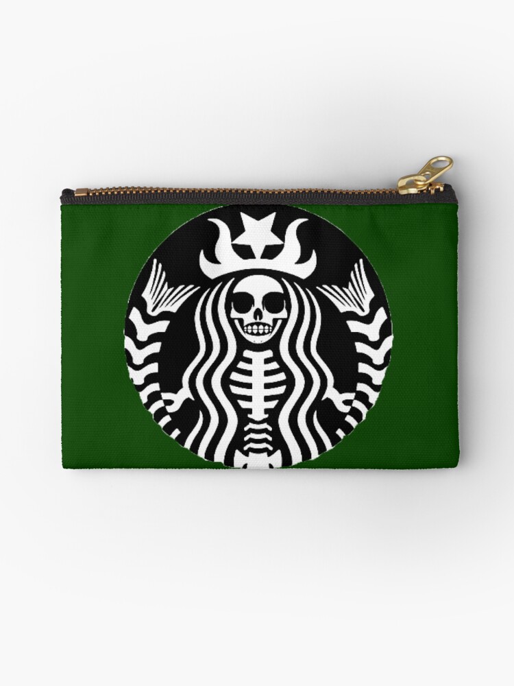 Thumbnail 1 of 4, Zipper Pouch, Starbucks - Death designed and sold by catkoebsch.