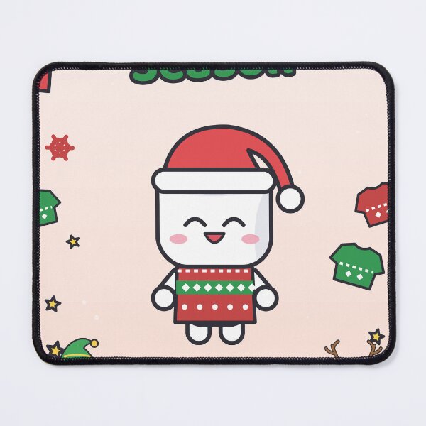 Item preview, Ugly Sweater Season - Funny Christmas Marshmallow Pip in a Knit Sweater designed and sold by BiMood.
