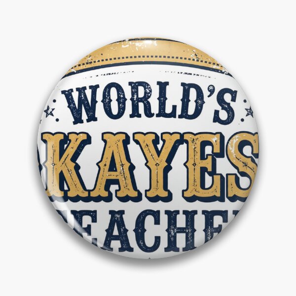 Item preview, World's Okayest Teacher — Funny Retro Teacher Gift designed and sold by theStaffRoomHQ.