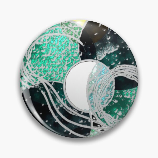 Item preview, emerald circles in harmony canvas br colorful geometric circular abstract design designed and sold by SmashingDeals.