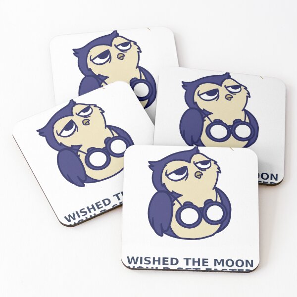 Item preview, Funny Owl Sticker — Wished the Moon Would Set Faster Meteor Shower Decal designed and sold by ryleemaxwell.