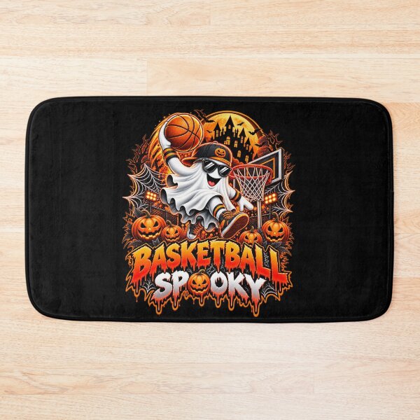 Item preview, Basketball Spooky Halloween Ghost Slam Dunk designed and sold by PolgaCraft.