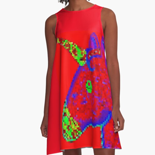 Red RootCat's Unicorn 2018 II A-Line Dress