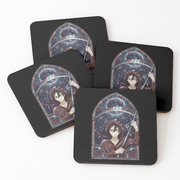 Item preview, Isaac Foster Angels Of Death Moonlit Gothic Stained Glass Portrait designed and sold by mildaclairmo.