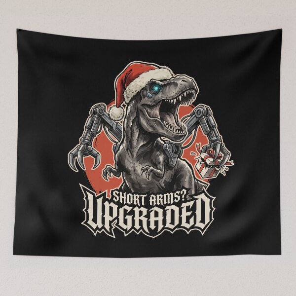 Item preview, Christmas Dinosaur Short Arms Upgraded Mecha Tyrannosaurus Santa designed and sold by Osmose-Studio.
