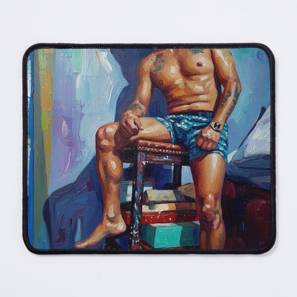 Item preview, Seated Man — Lugo Sunset Visions designed and sold by Lugo Sunset Visions.