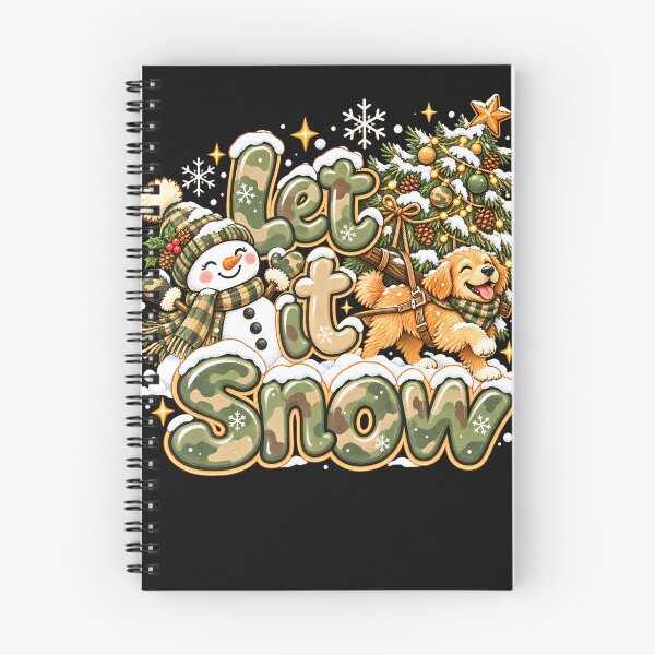 Item preview, Let It Snow Christmas Dog designed and sold by BNEEN-art.