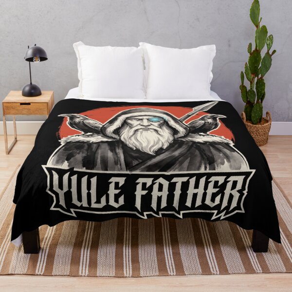 Item preview, Odin Yule Father Norse Christmas Ravens and Spear Winter Solstice designed and sold by Osmose-Studio.