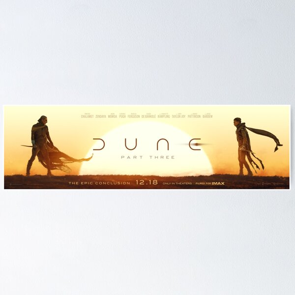 Item preview, Dune Part Three Banner Classic Movie Poster designed and sold by ShopLegendary.