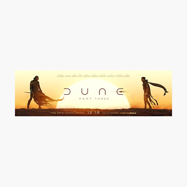 Item preview, Dune Part Three Banner Classic Movie Poster designed and sold by ShopLegendary.