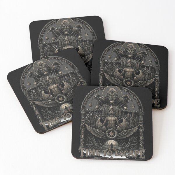 Item preview, Time to Escape - Gnostic Demiurge & Simulation Matrix Art. Grimdark Edition designed and sold by GRIMDELIGHT.