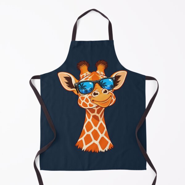Item preview, Cool Giraffe with Sunglasses – Tropical Summer Vibes designed and sold by Infinitee8hirts.