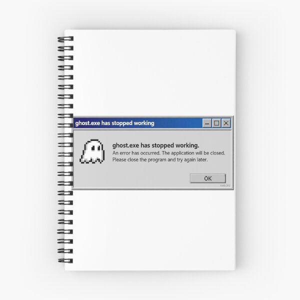 Item preview, ghost.exe has stopped working - Retro Windows 98 Error RWD ZFZ designed and sold by RwdStore1.