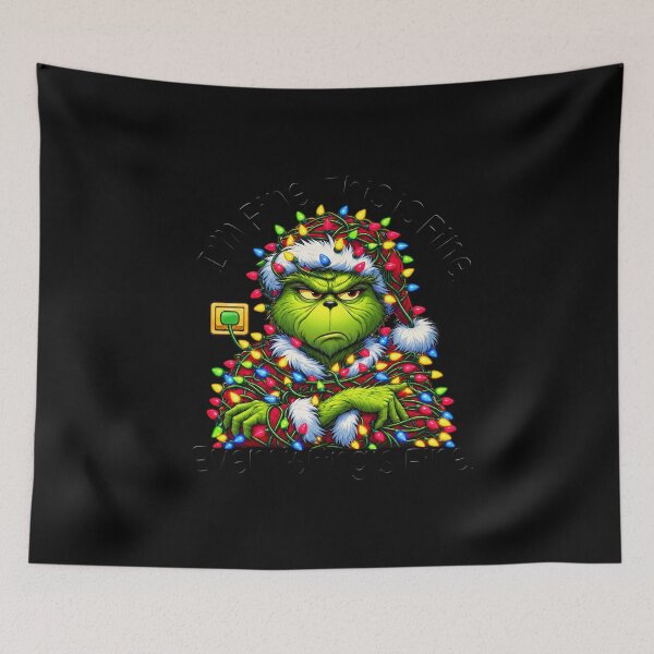 Item preview, Everything Is Fine Tangled Christmas Lights Character designed and sold by MiteKangerin.