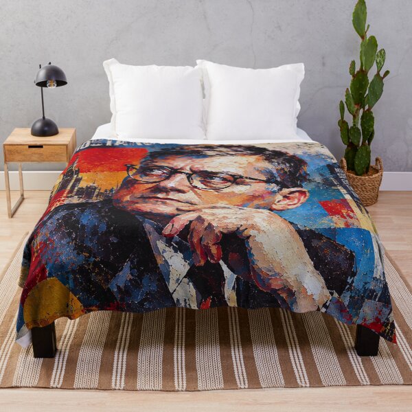 Item preview, Dmitri Shostakovich Artwork – Russian Musician Portrait Painting designed and sold by GalleryKauffeld.