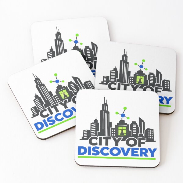 Item preview, City of Discovery – Urban Science & STEM Skyline – Innovative Tech Art Tee designed and sold by bobscraze.