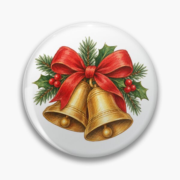 Item preview, Merry Christmas Christmas bell designed and sold by RobertMartinArt.
