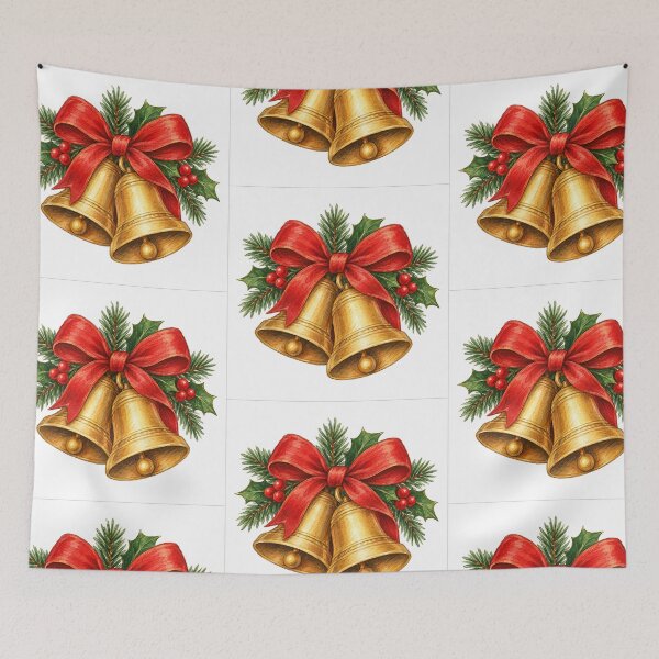 Item preview, Merry Christmas Christmas bell designed and sold by RobertMartinArt.