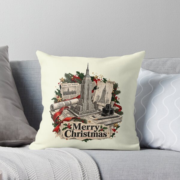 Item preview, Empire State celebrates Christmas on newspaper clippings designed and sold by TaruHonu.