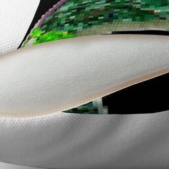 Alternate view of Green RootCat's Unicorn II Throw Pillow
