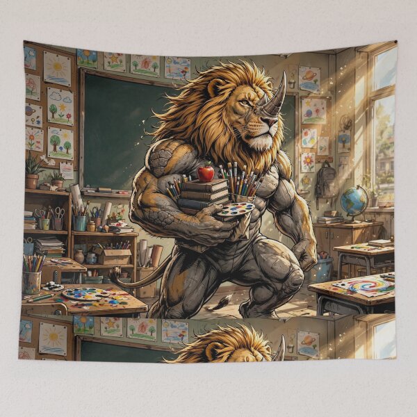 Item preview, The Mane Master of Art Class – The Ironhorn Scholar designed and sold by TreatLLC.