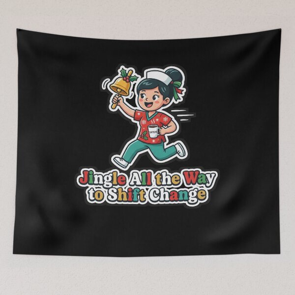 Item preview, Critical Care Nurse Christmas Jingle All the Way to Shift Change designed and sold by VitalDesigner.