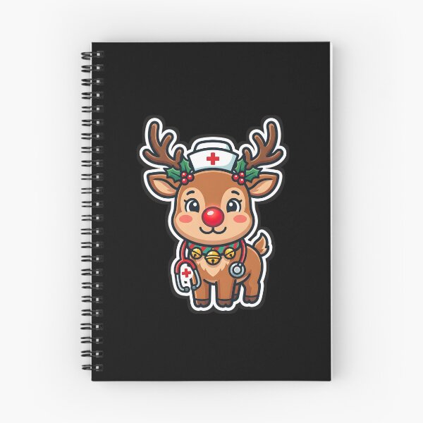 Item preview, Critical Care Nurse Christmas Reindeer Stethoscope designed and sold by VitalDesigner.