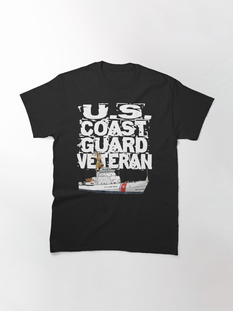 Alternate view of US Coast Guard Veteran Design by MbrancoDesigns Classic T-Shirt