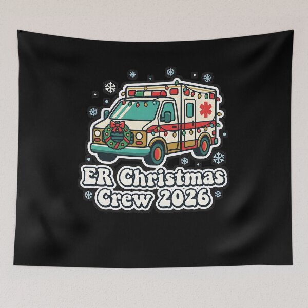 Item preview, ER Nurse Christmas Crew 2026 designed and sold by VitalDesigner.