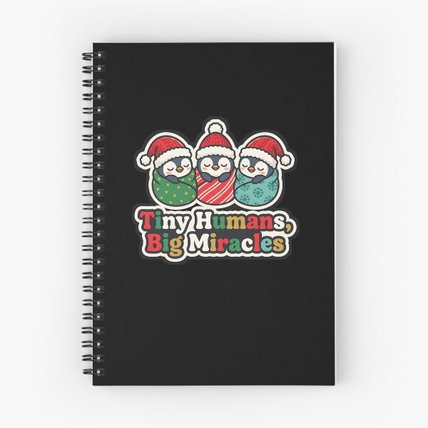 Item preview, NICU Nurse Christmas Tiny Humans Big Miracles designed and sold by VitalDesigner.