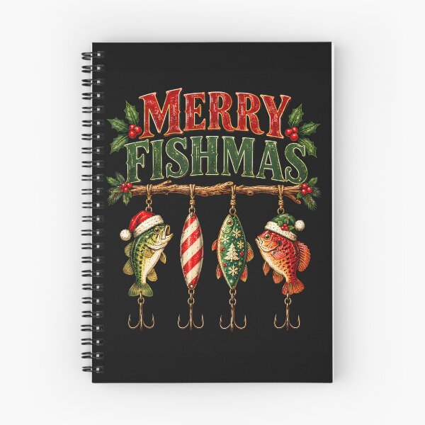 Item preview, Merry Fishmas Fishing Christmas designed and sold by ISTI-KIU-hu.