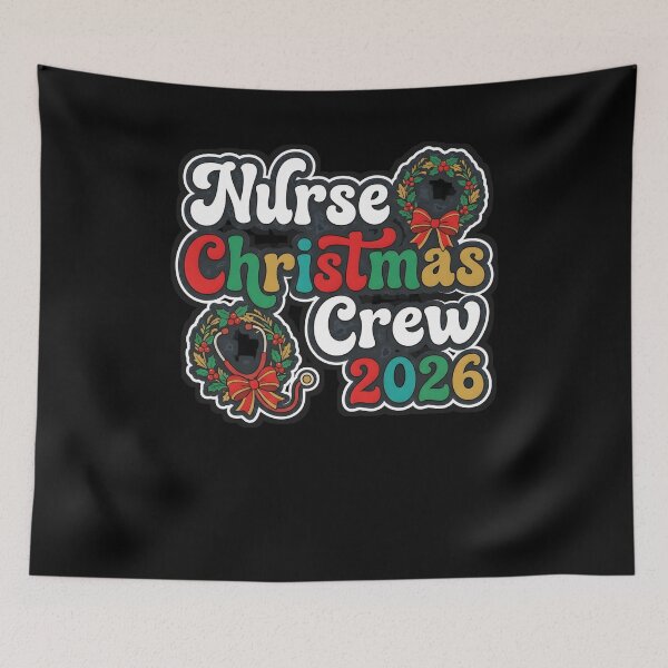 Item preview, Nurse Christmas Crew 2026 Matching Retro designed and sold by VitalDesigner.