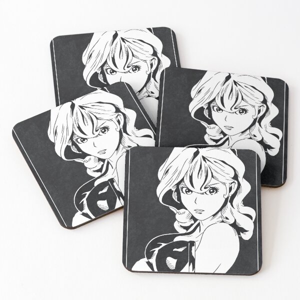 Item preview, FUJIKO MINE - Lupin the 3rd (Black and White) designed and sold by FamousWeirdosRB.